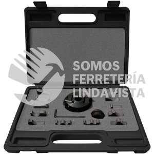JCTR13 JUEGO DE CABEZA Y CORTADORES PARA TROMPO DE MADERA, 14 PIEZAS SURTEK
