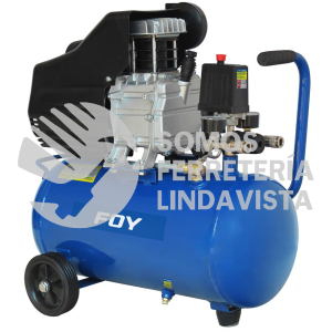 COMP325 COMPRESOR DE AIRE ELECTRICO LUBRICADO 25 LT 1.5 HP 127 V FOY