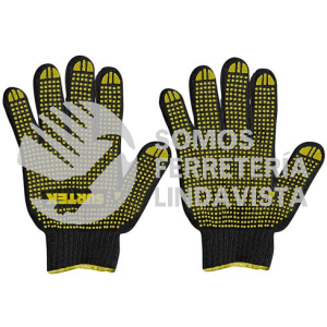 137416 GUANTES DE ALGODON CON PUNTOS PVC EN PALMA PROFESIONAL TALLA GRANDE SURTEK