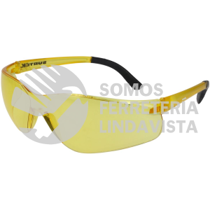 137678 LENTES DE SEGURIDAD MODELO PANORAMIC, AMBAR SURTEK