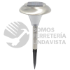 LUJS01 LUMINARIO DE LED ESTACA RECARGABLE SOLAR TIPO GALA INOXIDABLE SURTEK