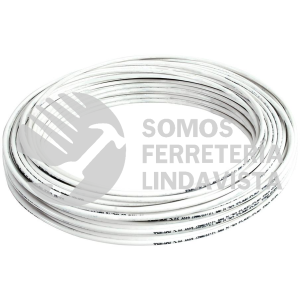 136913 CABLE ELECTRICO THW CALIBRE 8, 100 M COLOR BLANCO SURTEK