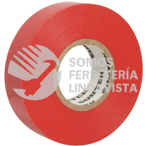 138009 CINTA PARA AISLAR ROJA 9 M SURTEK