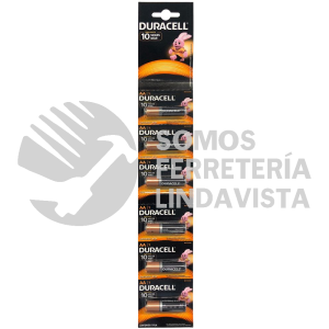 MN1500B1 TIRA DE PILAS ALCALINAS DURACELL "AA", 6 PIEZAS SURTEK