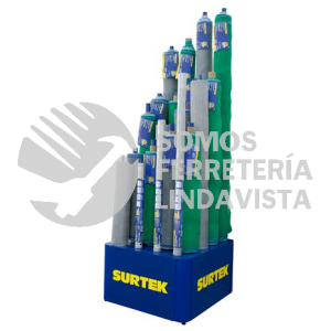 EXHTELAC EXHIBIDOR CON TELAS MOSQUITERO, 75 PIEZAS SURTEK