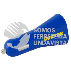 CCAR CARGADOR USB DUAL P/CARRO SURTEK