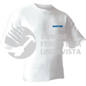 PLA100L PLAYERA CUELLO REDONDO COLOR BLANCO TALLA G SURTEK