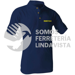 STKPOZX PLAYERA TIPO POLO PARA CABALLERO COLOR AZUL TALLA EG SURTEK