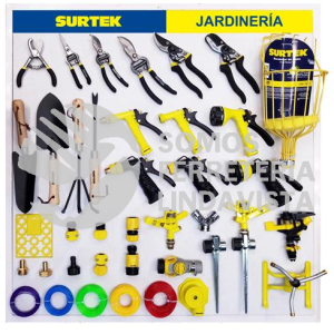 TJAR1 TABLA EXHIBIDORA DE HERRAMIENTA PARA JARDINERIA 80 X 80 CM SURTEK