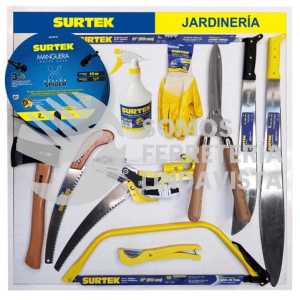 TJAR2 TABLA EXHIBIDORA DE HERRAMIENTA PARA JARDINERIA 80 X 80 CM SURTEK