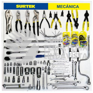 TMEC1 TABLA EXHIBIDORA DE HERRAMIENTA PARA MECANICA 80 X 80 CM SURTEK