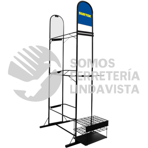 RCARRVER EXHIBIDOR DE PISO VERTICAL PARA CARRETILLAS Y ACCESORIOS 86.5 X 60 X 193 CM SURTEK