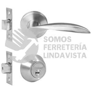 CPF3-1062-US32DV CERRADURA DE ENTRADA PRINCIPAL TIPO MESSINA LLAVE LLAVE EMPAQUE VISUAL PROFORZA