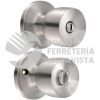 20PO POMO TUBULAR COPA RECTA FUNCION BAÑO, LATON ANTIGUO, LLAVE ESTANDAR, BLISTER LOCK