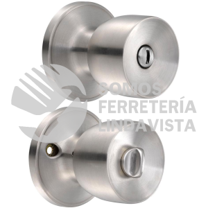 20PO POMO TUBULAR COPA RECTA FUNCION BAÑO, LATON ANTIGUO, LLAVE ESTANDAR, BLISTER LOCK