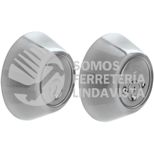 12CE CERROJO RESIDENCIAL FUNCION DOBLE, NIQUEL SATINADO, LLAVE ESTANDAR, BLISTER LOCK