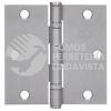 33BL BISAGRA CUADRADA ARQUITECTONICA CON BALERO NIQUEL SATINADO 4" X 4" LOCK