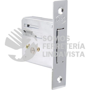 10CE CERROJO PARA EMBUTIR AUXILIAR, FUNCION DOBLE, NIQUEL SATINADO, LLAVE TETRA, EN CAJA LOCK