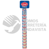 LTIM22CT TIRA DE IMPULSO CON CANDADOS DE CORTINA LLAVE TETRA 8 X 100 CM, 13 PIEZAS LOCK