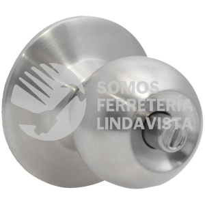 10POP POMO CILINDRICO BOLA FUNCION ENTRADA, ACERO INOXIDABLE, LLAVE ESTANDAR, BLISTER PROLOK