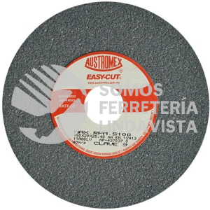 9 RUEDA ABRASIVA VITRIFICADA PARA ESMERILADO DE ACERO EASY-CUT TIPO 1 GRANO 80 (6"X3/4"X1") AUSTROMEX