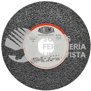 20 RUEDA ABRASIVA VITRIFICADA PARA ESMERILADO DE METAL TIPO 1 GRANO 24 (6"X1"X1") AUSTROMEX