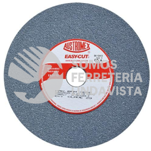29 RUEDA ABRASIVA VITRIFICADA PARA ESMERILADO DE ACERO EASY-CUT TIPO 1 GRANO 80 (8"X1"X1") AUSTROMEX