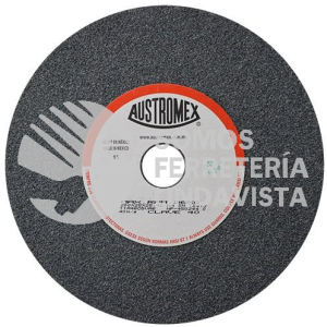 40 RUEDA ABRASIVA VITRIFICADA PARA ESMERILADO DE METAL TIPO 1 GRANO 46 (8"X1"X1") AUSTROMEX