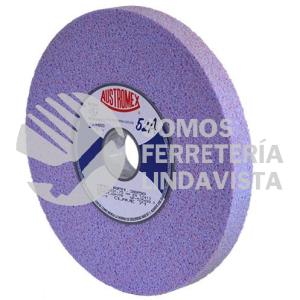 71 RUEDA ABRASIVA VITRIFICADA ROSA 52A TIPO 1 GRANO 54 (8"X3/4"X1-1/4") AUSTROMEX