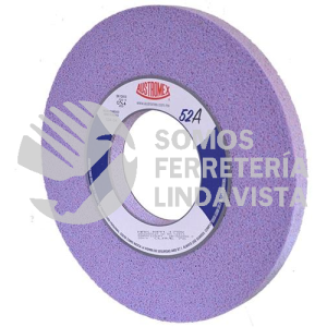 76 RUEDA ABRASIVA VITRIFICADA ROSA 52A TIPO 1 GRANO 54 (14"X1"X5") AUSTROMEX