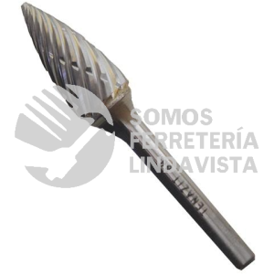 88 LIMA ROTATIVA DE CARBURO PARA DESBASTE DE ACERO INOXIDABLE SG-5 (1/2"X1"X1/4") TENAZIT