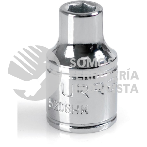 5206HM DADO CUADRO DE 3/8", 6 PUNTAS, METRICO, 6 MM URREA