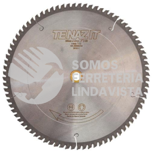 180 SIERRA METALICA PARA METALES NO FERROSOS DE 80 DIENTES (12"X1" A 5/8") TENAZIT