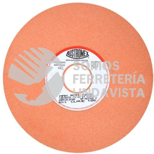 186 RUEDA NARANJA VITRIFICADA PARA ESMERILADO DE ACERO TIPO 1 GRANO 120 (7"X1/4"X1-1/4") AUSTROMEX