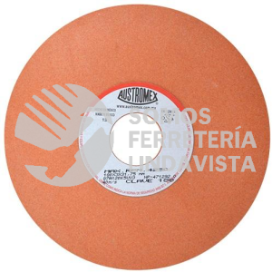 188 RUEDA NARANJA VITRIFICADA PARA ESMERILADO DE ACERO TIPO 1 GRANO 120 (7"X1/8"X1-1/4") AUSTROMEX