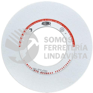217 RUEDA BLANCA VITRIFICADA PARA ESMERILADO DE ACERO TIPO 1 GRANO 60 (12"X1-1/2"X5") AUSTROMEX