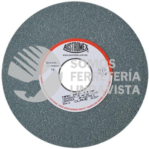 237 RUEDA VERDE VITRIFICADA PARA ESMERILADO DE CARBURO DE TUNGSTENO TIPO 1 GRANO 80 (6"X1"X1-1/4") AUSTROMEX