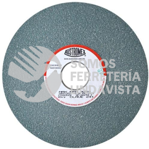 241 RUEDA VERDE VITRIFICADA PARA ESMERILADO DE CARBURO DE TUNGSTENO TIPO 1 GRANO 100 (7"X1/2"X1-1/4") AUSTROMEX