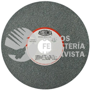 242 RUEDA ABRASIVA VITRIFICADA PARA ESMERILADO DE CARBURO DE TUNGSTENO TIPO 1 GRANO 60 (7"X1"X1") AUSTROMEX