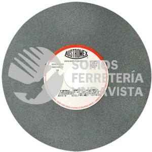 243 RUEDA ABRASIVA VITRIFICADA PARA ESMERILADO DE CARBURO DE TUNGSTENO TIPO 1 GRANO 100 (7"X1"X1") AUSTROMEX