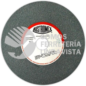 247 RUEDA ABRASIVA VITRIFICADA PARA ESMERILADO DE CARBURO DE TUNGSTENO TIPO 1 GRANO 80 (8"X1"X1") AUSTROMEX
