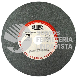 250 RUEDA ABRASIVA VITRIFICADA PARA ESMERILADO DE CARBURO DE TUNGSTENO TIPO 1 GRANO 60 (10"X1"X1") AUSTROMEX