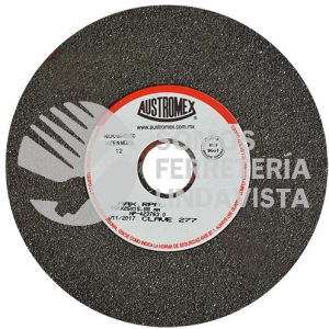 277 RUEDA RESINOSA PARA DESBASTE DE METAL TIPO 1 GRANO 24 (6"X1"X5/8") AUSTROMEX