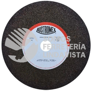 284 RUEDA RESINOSA PARA DESBASTE DE METAL TIPO 1 GRANO 14 (14"X2"X1-1/2") AUSTROMEX