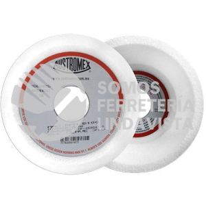 316 RUEDA BLANCA VITRIFICADA PARA ESMERILADO DE ACERO TIPO 11 GRANO 46 (6"X2"X1-1/4") AUSTROMEX
