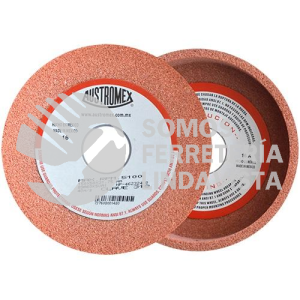 318 RUEDA NARANJA VITRIFICADA PARA ESMERILADO DE ACERO TIPO 6 GRANO 60 (6"X2"X1-1/4") AUSTROMEX