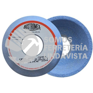 334 RUEDA AZUL VITRIFICADA PARA RECTIFICADO DE ACERO TIPO 11 GRANO 60 (4"X1-1/2"X1-1/4") AUSTROMEX