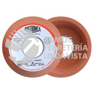 339 RUEDA NARANJA VITRIFICADA PARA ESMERILADO DE ACERO TIPO 11 GRANO 80 (4"X1-1/2"X1-1/4") AUSTROMEX