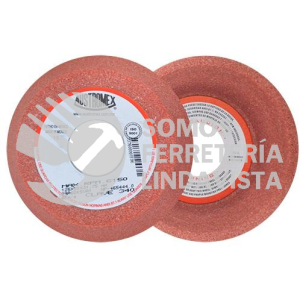 340 RUEDA NARANJA VITRIFICADA PARA ESMERILADO DE ACERO TIPO 11 GRANO 60 (5"X2"X1-1/4") AUSTROMEX