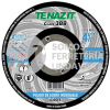 388 DISCO CON CENTRO DEPRIMIDO PARA PULIDO DE ACERO INOXIDABLE TIPO 27 GRANO 36 (4-1/2"X3/16"X7/8") TENAZIT